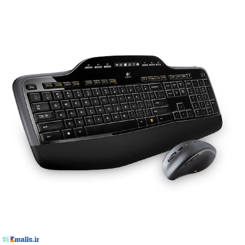 کیبورد و ماوس بی‌ سیم لاجیتک مدل Logitech MK710 Logitech MK710 Wireless Desktop Keyboard and Mouse